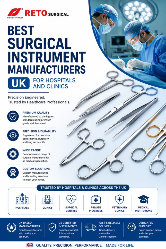 Best Surgical Instrument Manufacturers UK for Hospitals and Clinics