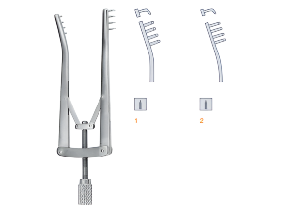 Self-retaining retractors R-1377