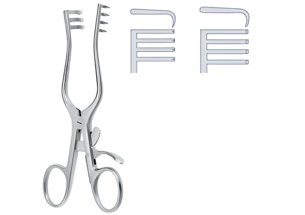 Self-retaining retractors R-1387