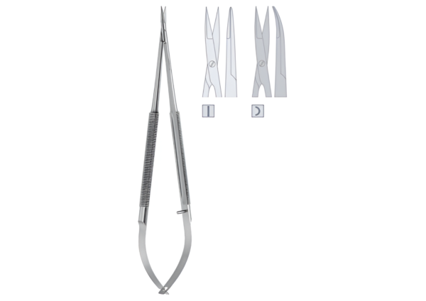 Micro Scissors R-1154 STR/R-1155 CVD