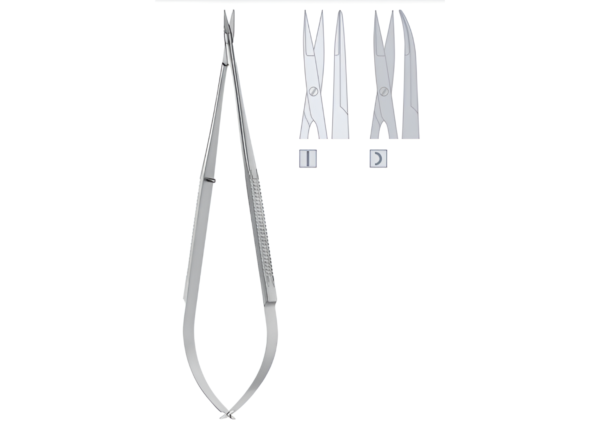 Micro Scissors R-1156 STR/R-1157 CVD