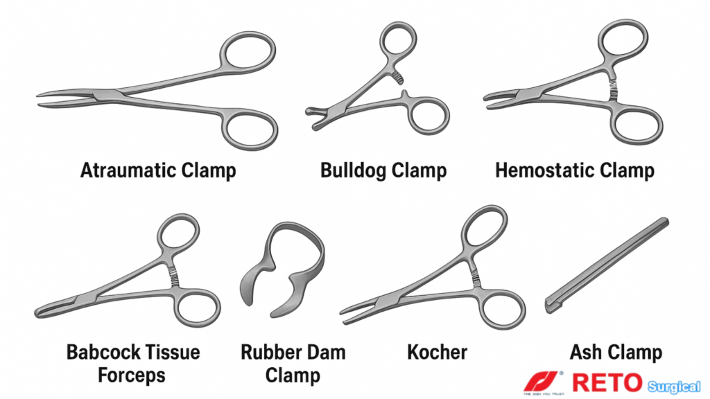 Different Types of Surgical Clamps