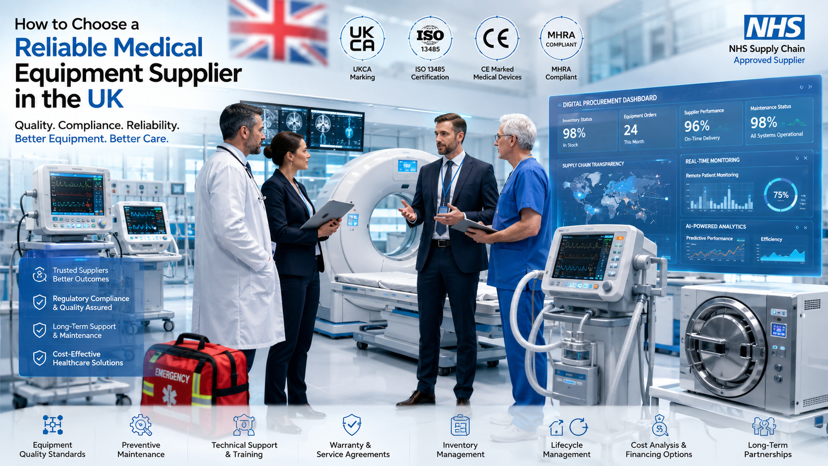 How to Choose a Reliable Medical Equipment Supplier in the UK