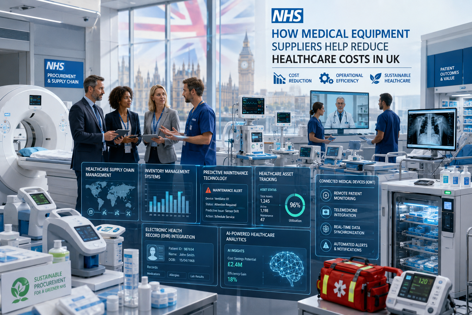 How Medical Equipment Suppliers Help Reduce Healthcare Costs In UK