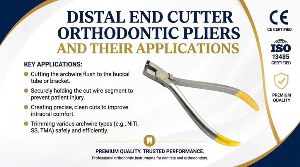 Distal End Cutter Orthodontic Pliers