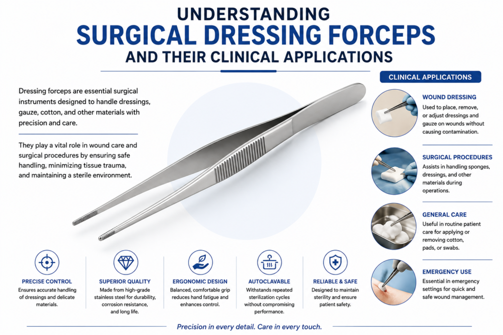 Surgical Dressing Forceps